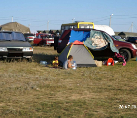 Служение беженцам из Украины членов церкви "Елеон" г. Донецка 